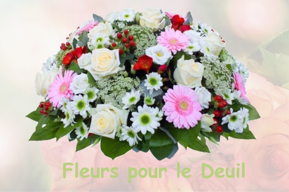 fleurs deuil SAMOUILLAN